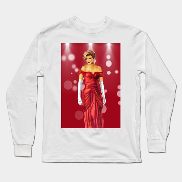 Julia Roberts Long Sleeve T-Shirt by Svetlana Pelin